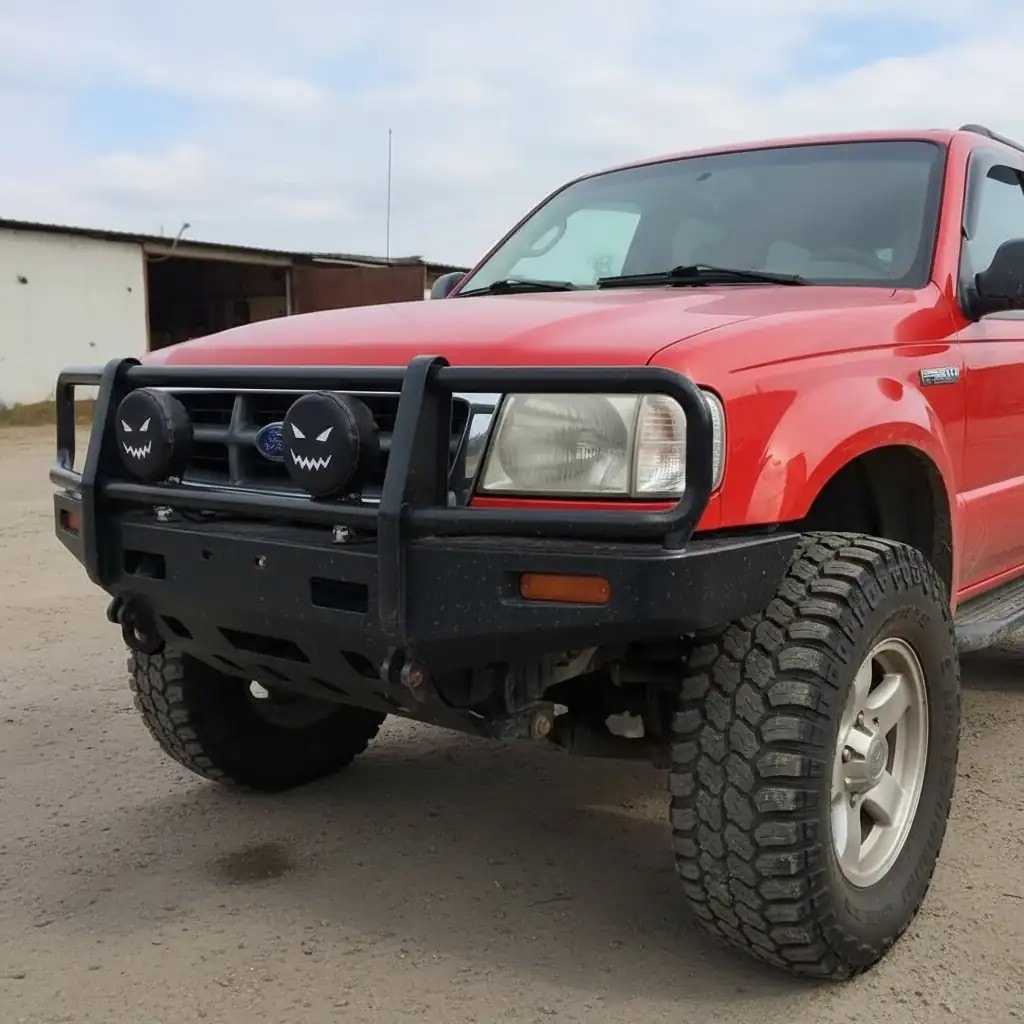 Off Road Led Sis Lamba Kılıfı - Gülen Yüz